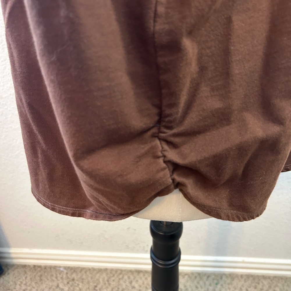 Women’s 3/4 Length Sleeves Brown Blouse‎ | Size XL - Picture 3 of 12